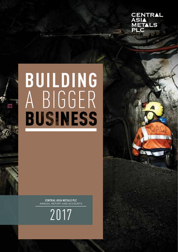 Thumbnail Central Asia Metals Annual Report 2017