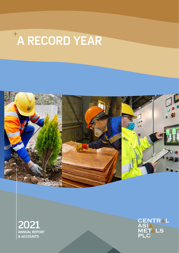 Thumbnail Central Asia Metals Annual Report 2021