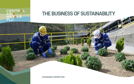 Thumbnail Central Asia Metals Sustainability Report 2020