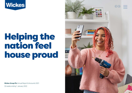Thumbnail Wickes Group Annual Report 2021