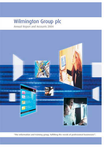 Thumbnail Wilmington plc Annual Report 2004