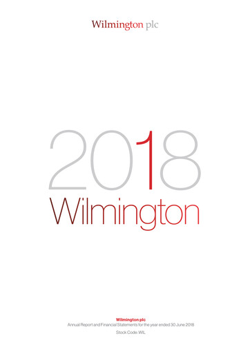 Thumbnail Wilmington plc Annual Report 2018