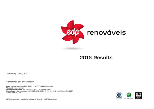 Thumbnail EDP Renováveis Financial Report 2016