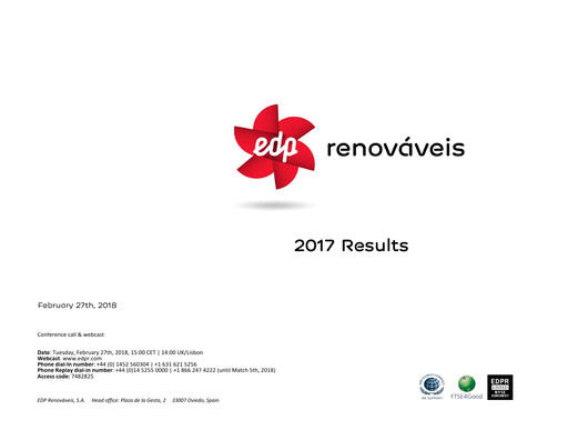 Thumbnail EDP Renováveis Financial Report 2017