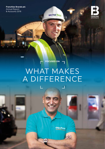 Thumbnail Franchise Brands plc Annual Report 2018