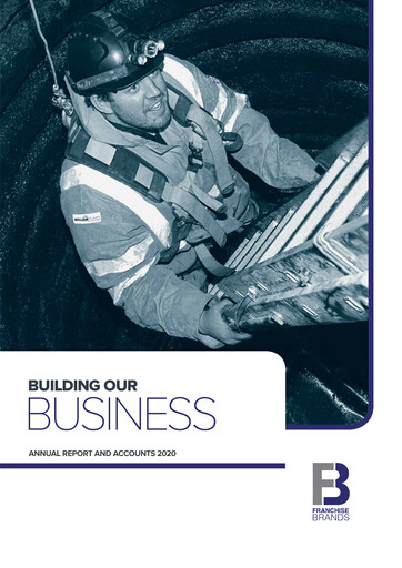 Thumbnail Franchise Brands plc Annual Report 2020