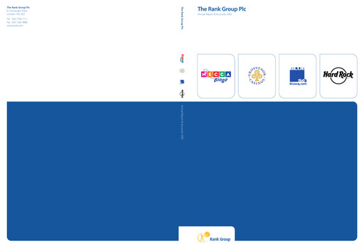 Thumbnail The Rank Group Annual Report 2005