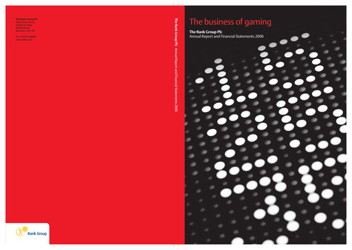 Thumbnail The Rank Group Annual Report 2006