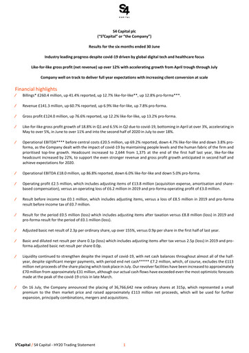 Thumbnail S4 Capital Half-year Report 2020-h1