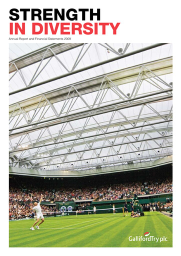 Thumbnail Galliford Try Annual Report 2009