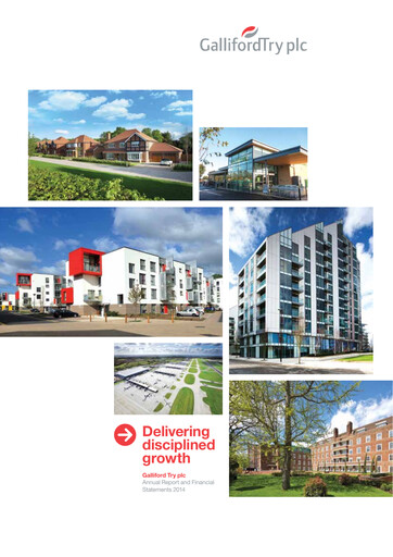 Thumbnail Galliford Try Annual Report 2014
