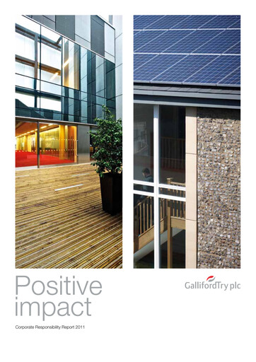 Thumbnail Galliford Try Sustainability Report 2011
