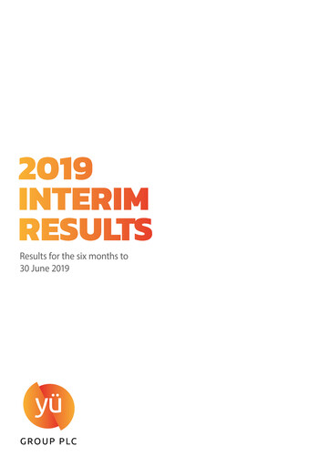 Thumbnail Yü Group Half-year Report 2019-h1