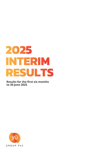 Thumbnail Yü Group Half-year Report 2025-h1