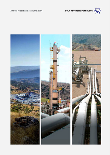 Miniature Gulf Keystone Petroleum Rapport annuel 2014