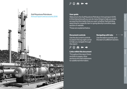 Miniature Gulf Keystone Petroleum Rapport annuel 2016