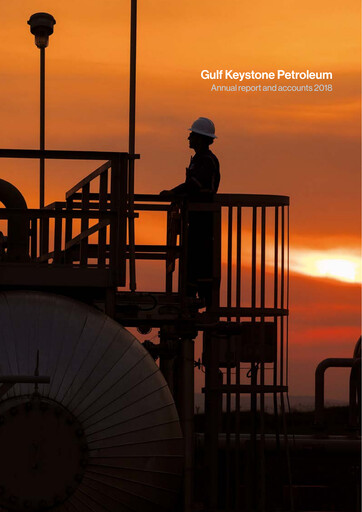 Miniature Gulf Keystone Petroleum Rapport annuel 2018