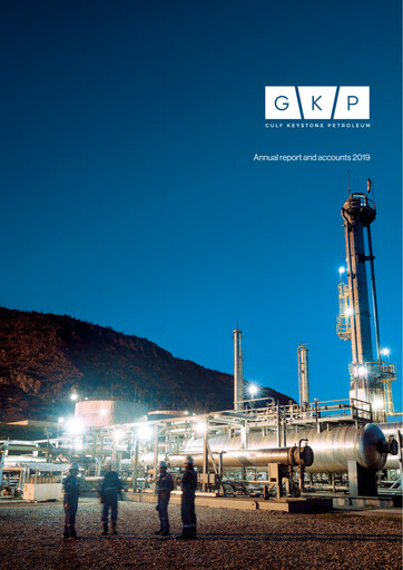 Miniature Gulf Keystone Petroleum Rapport annuel 2019