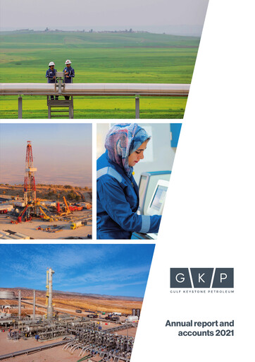 Miniature Gulf Keystone Petroleum Rapport annuel 2021