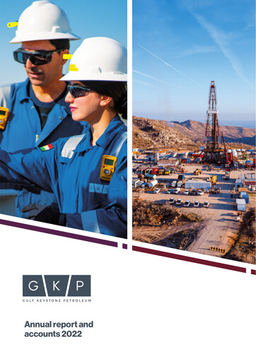 Miniature Gulf Keystone Petroleum Rapport annuel 2022