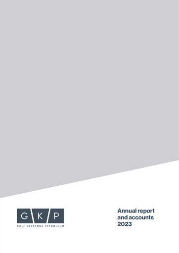 Miniature Gulf Keystone Petroleum Rapport annuel 2023