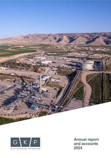 Miniature Gulf Keystone Petroleum Rapport annuel 2024