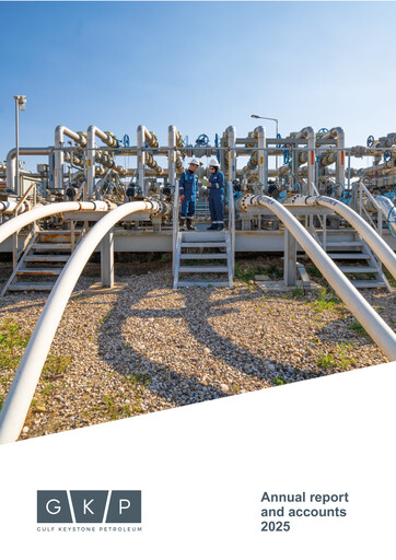 Miniature Gulf Keystone Petroleum Rapport annuel 2025