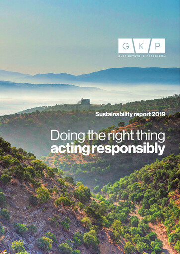 Miniature Gulf Keystone Petroleum Rapport de durabilité 2019