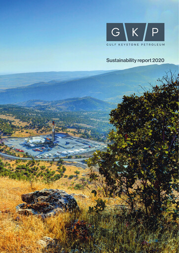 Miniature Gulf Keystone Petroleum Rapport de durabilité 2020