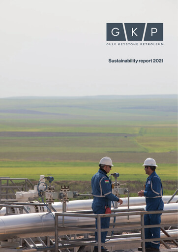 Miniature Gulf Keystone Petroleum Rapport de durabilité 2021