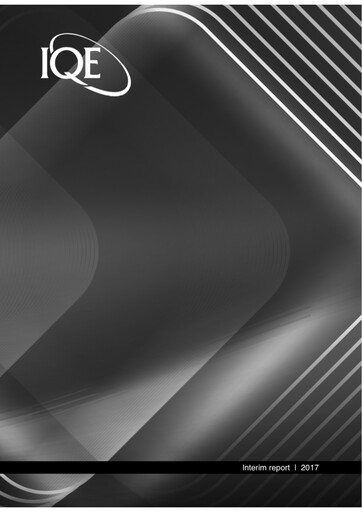 Thumbnail IQE plc Half-year Report 2017-h1