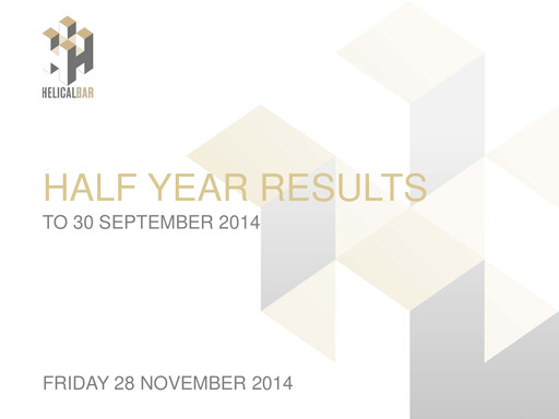 Thumbnail Helical Half-year Report 2014-h1