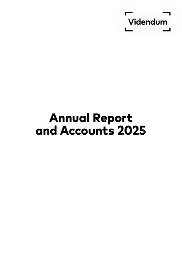 Thumbnail Videndum Plc Annual Report 2025