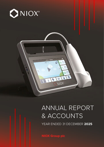 Thumbnail NIOX Group Annual Report 2025