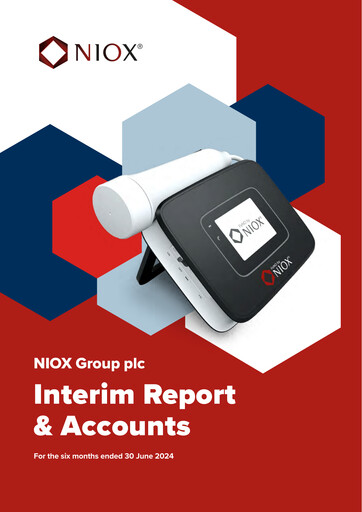 Thumbnail NIOX Group Half-year Report 2024-h1