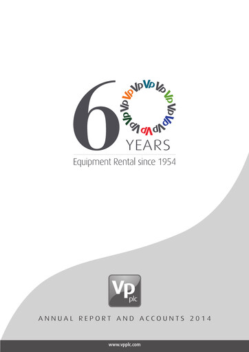 Miniature Vp plc Rapport annuel 2014