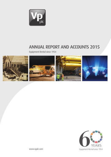 Miniature Vp plc Rapport annuel 2015