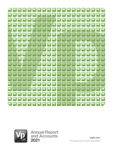 Miniature Vp plc Rapport annuel 2021