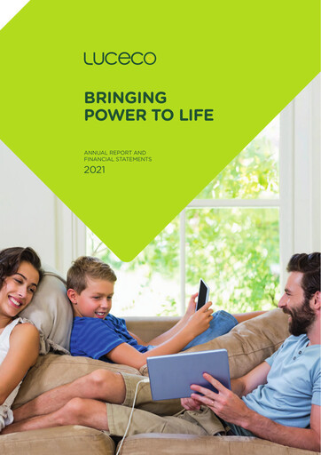 Miniature Luceco plc Rapport annuel 2021