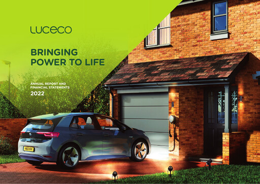 Miniature Luceco plc Rapport annuel 2022