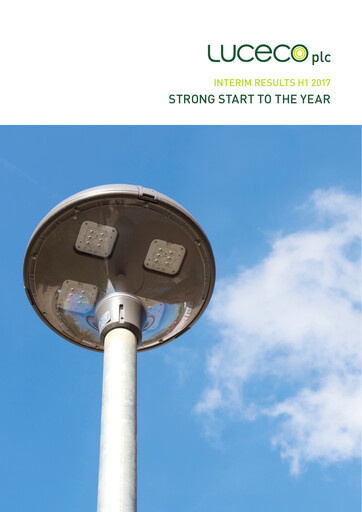 Miniature Luceco plc Rapport semestriel 2017-h1