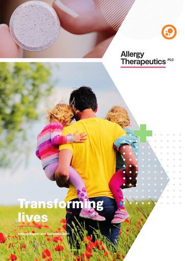 Thumbnail Allergy Therapeutics Annual Report 2021