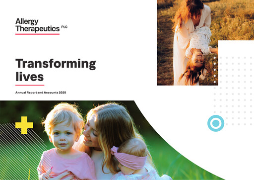 Thumbnail Allergy Therapeutics Annual Report 2025