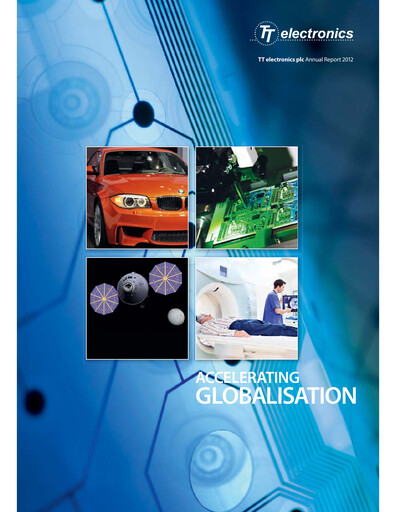 Thumbnail TT Electronics Annual Report 2012