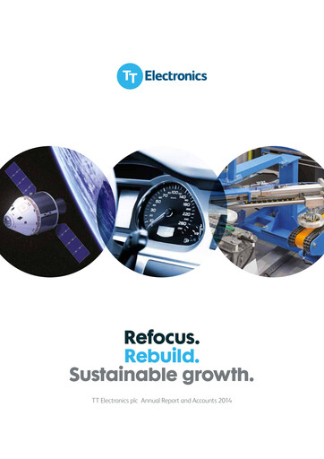 Thumbnail TT Electronics Annual Report 2014