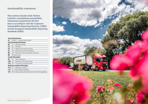 Thumbnail Stolt-Nielsen Limited Sustainability Report 2025