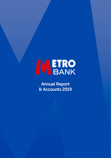 Thumbnail Metro Bank Holdings Annual Report 2019