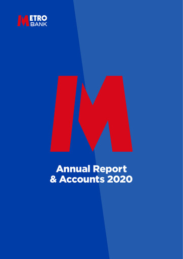 Thumbnail Metro Bank Holdings Annual Report 2020