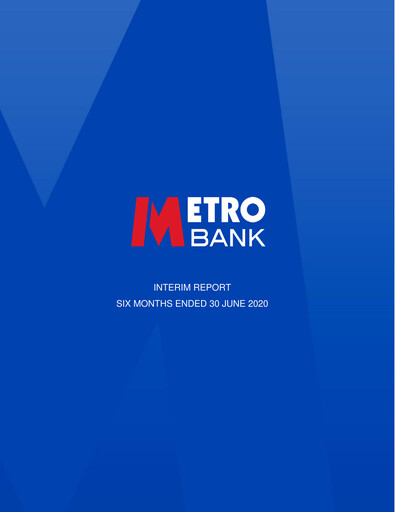 Thumbnail Metro Bank Holdings Half-year Report 2020-h1