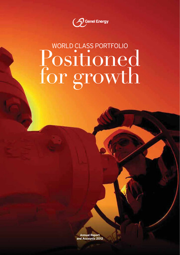 Thumbnail Genel Energy Annual Report 2012